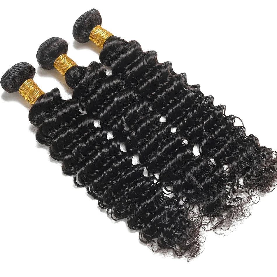 (Influencer Collaboration) Periodcute 100% Human Hair 3 & 4pcs Bundles Natural Color